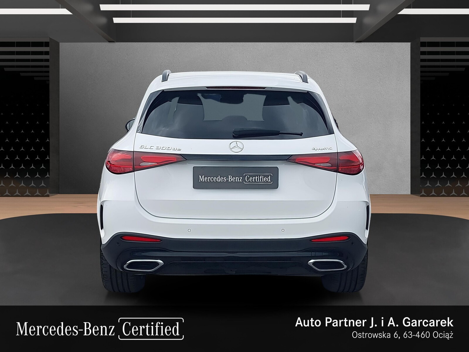 Mercedes GLC300de 4MATIC/AMG lin/polski salon/bezwypadkowy/FV23%