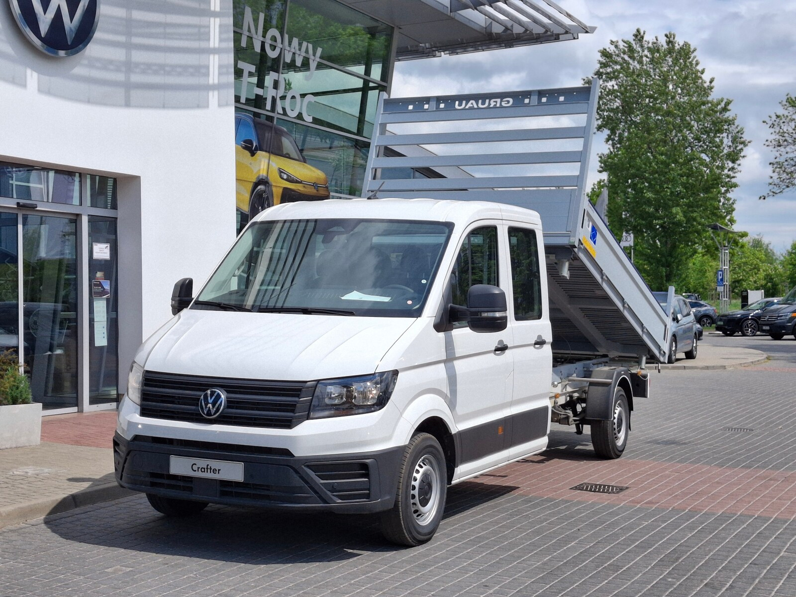 Wywrotka z podwójną kabiną 2.0 l EURO VI SCR 163 KM manualna Od Ręki!