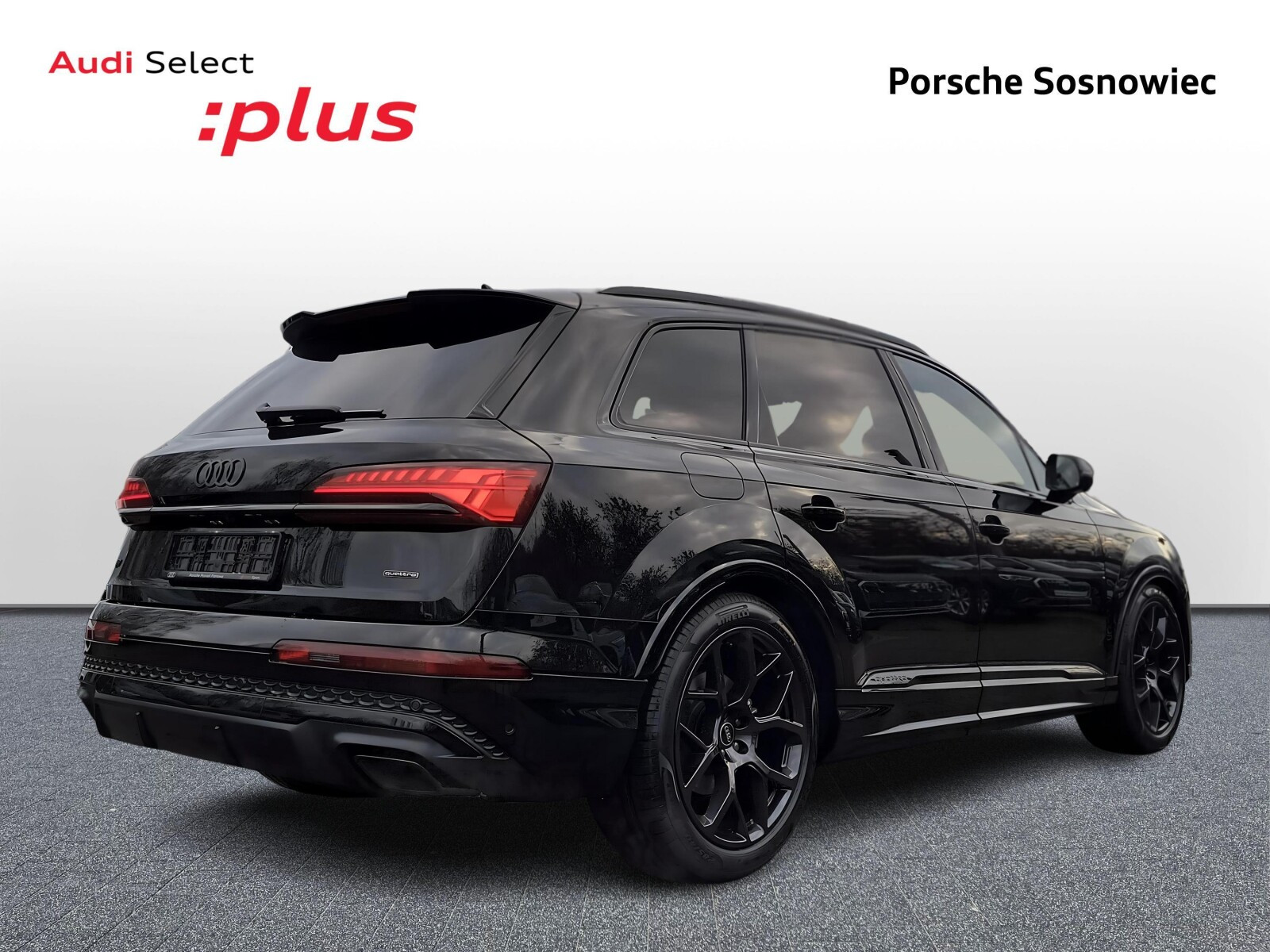 Q7 50 TDI mHEV Quattro S Line: Hak; Skrętna oś; B&G; Head-up; VAT 23%