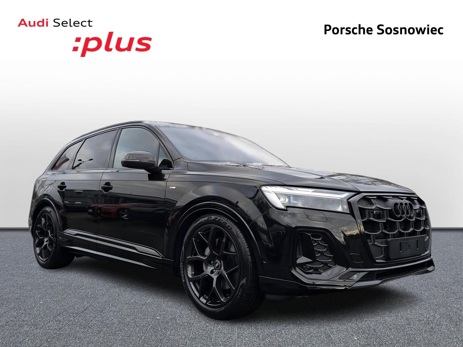 Q7 50 TDI mHEV Quattro S Line: Hak; Skrętna oś; B&G; Head-up; VAT 23%
