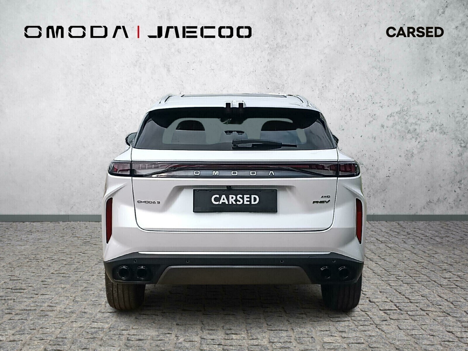 Omoda 9 PHEV STAR WHITE | Czarna skóra | od ręki | Polisa 1 PLN