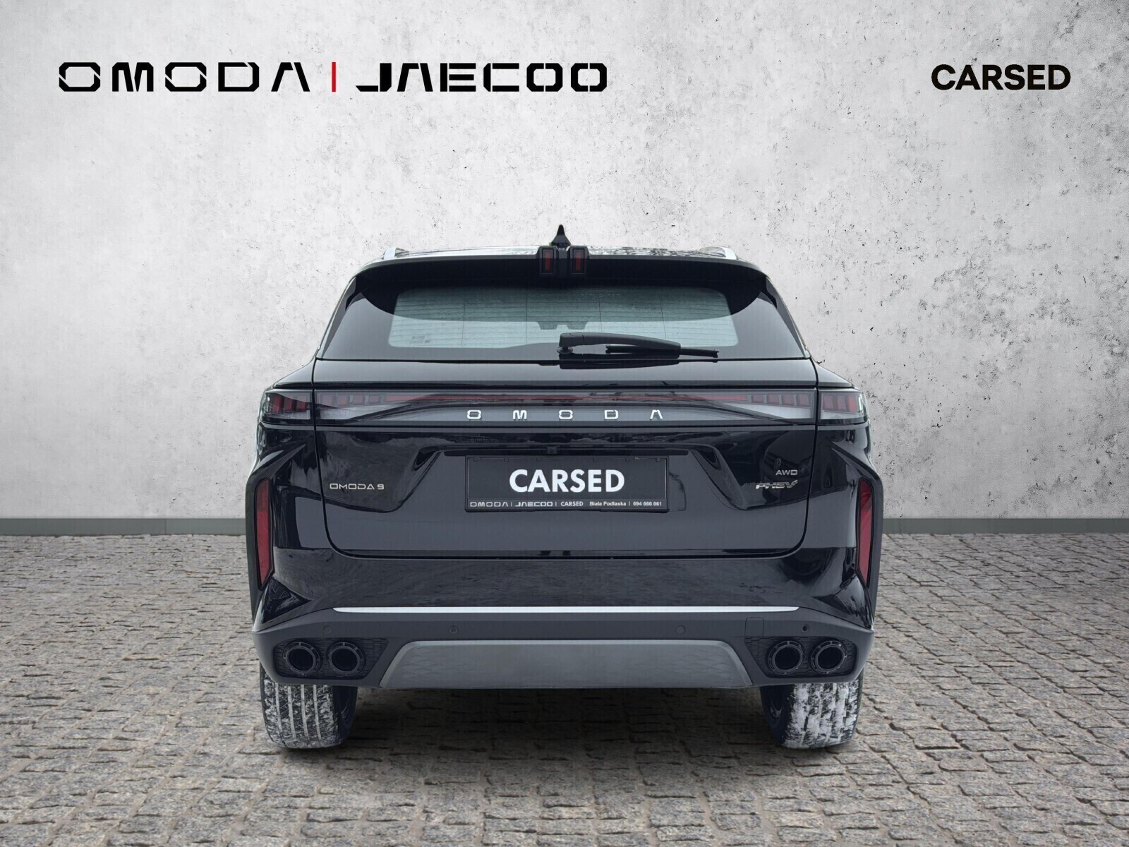 Omoda 9 PHEV Omoda 9 PHEV Kolor: Ink black | od ręki | Polisa 1 PLN