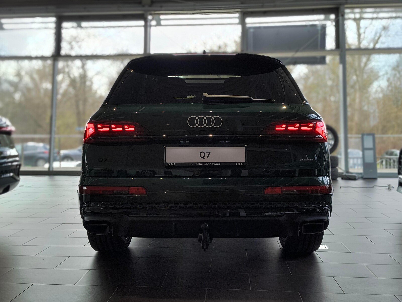 Q7 50 TDI mHEV Quattro S Line: Hak; Skrętna oś; B&G; Masaże; VAT 23%