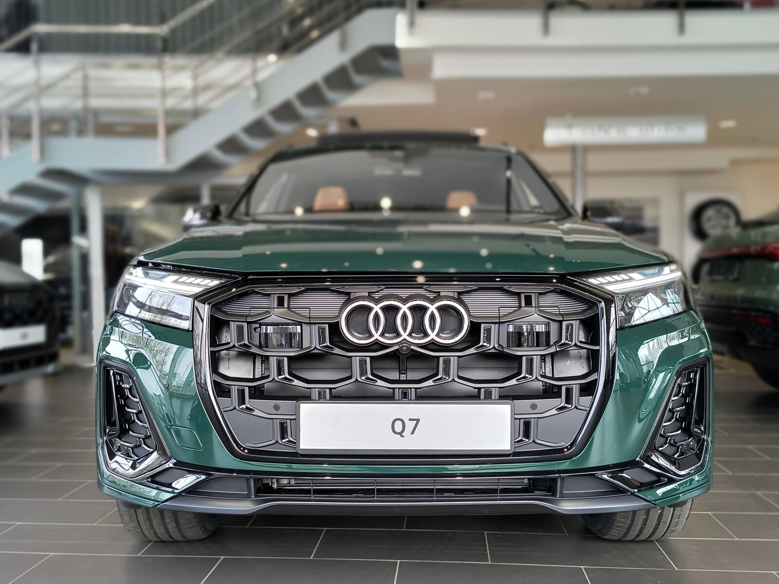 Q7 50 TDI mHEV Quattro S Line: Hak; Skrętna oś; B&G; Masaże; VAT 23%