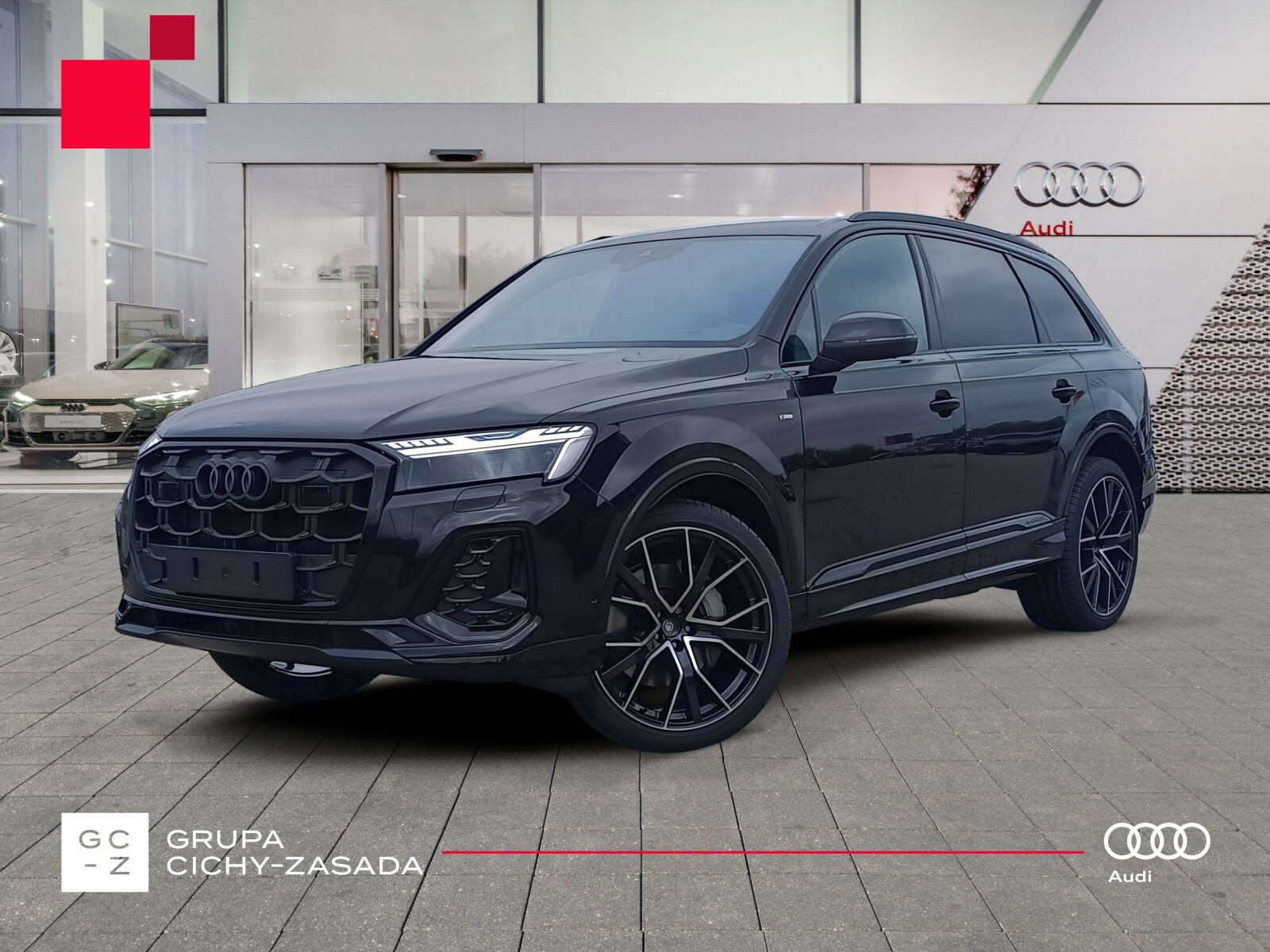 Matrix Laser | B&O 3D | 22" Audi Sport | Masaże | 7 os. | Hak