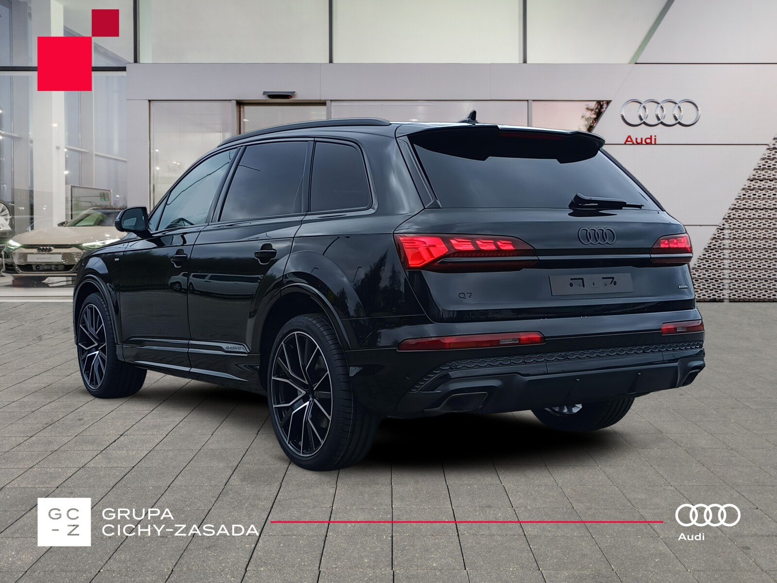Matrix Laser | B&O 3D | 22" Audi Sport | Masaże | 7 os. | Hak