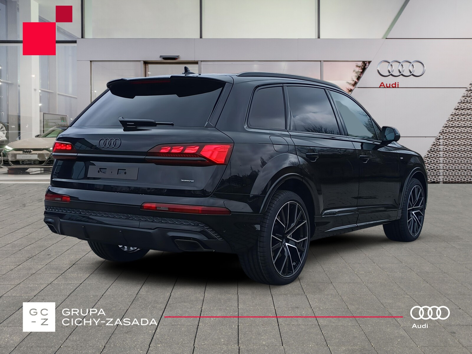 Matrix Laser | B&O 3D | 22" Audi Sport | Masaże | 7 os. | Hak