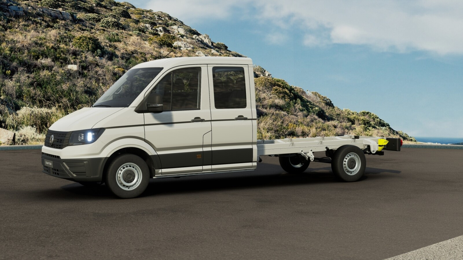 35 Podwozie z podwójną kabiną 2.0 l EURO VI 140 KM manual od Ręki!