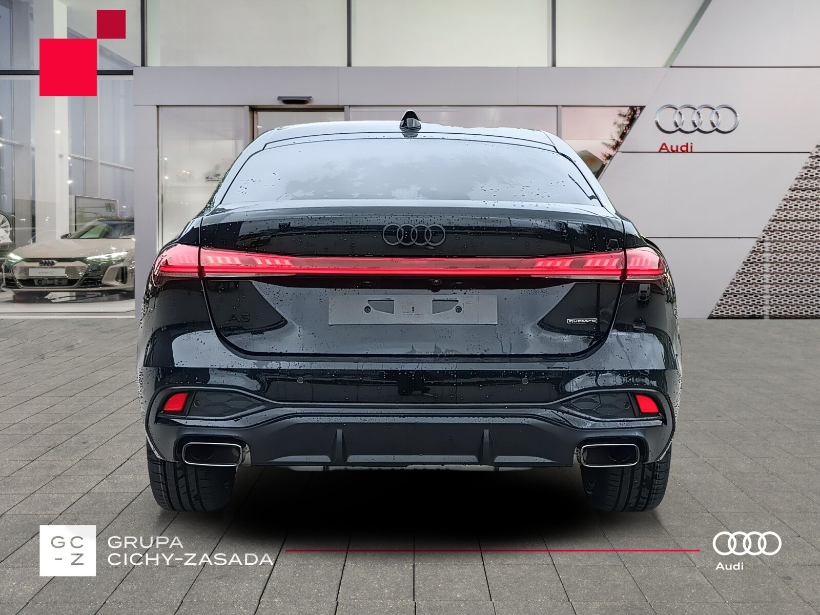 Tech Pro | S line | 19" Audi Sport | Hak | Ambiente Plus | Pamięć fotela