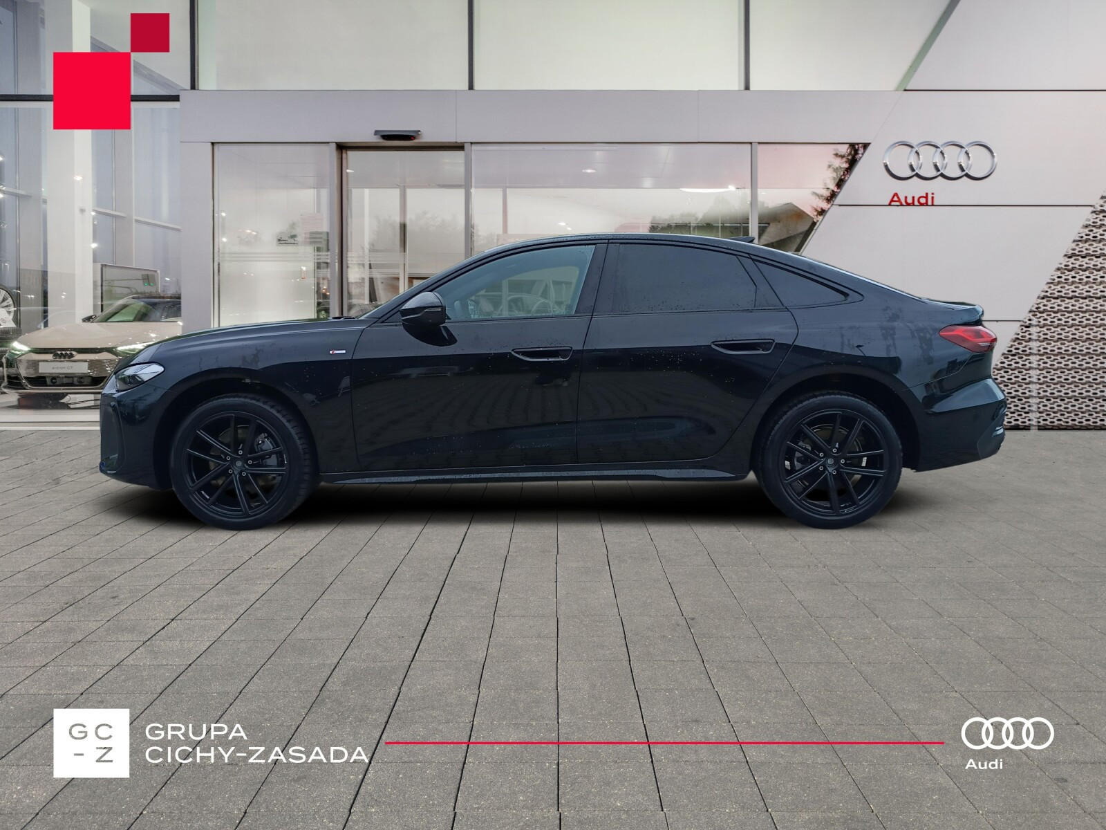 Tech Pro | S line | 19" Audi Sport | Hak | Ambiente Plus | Pamięć fotela