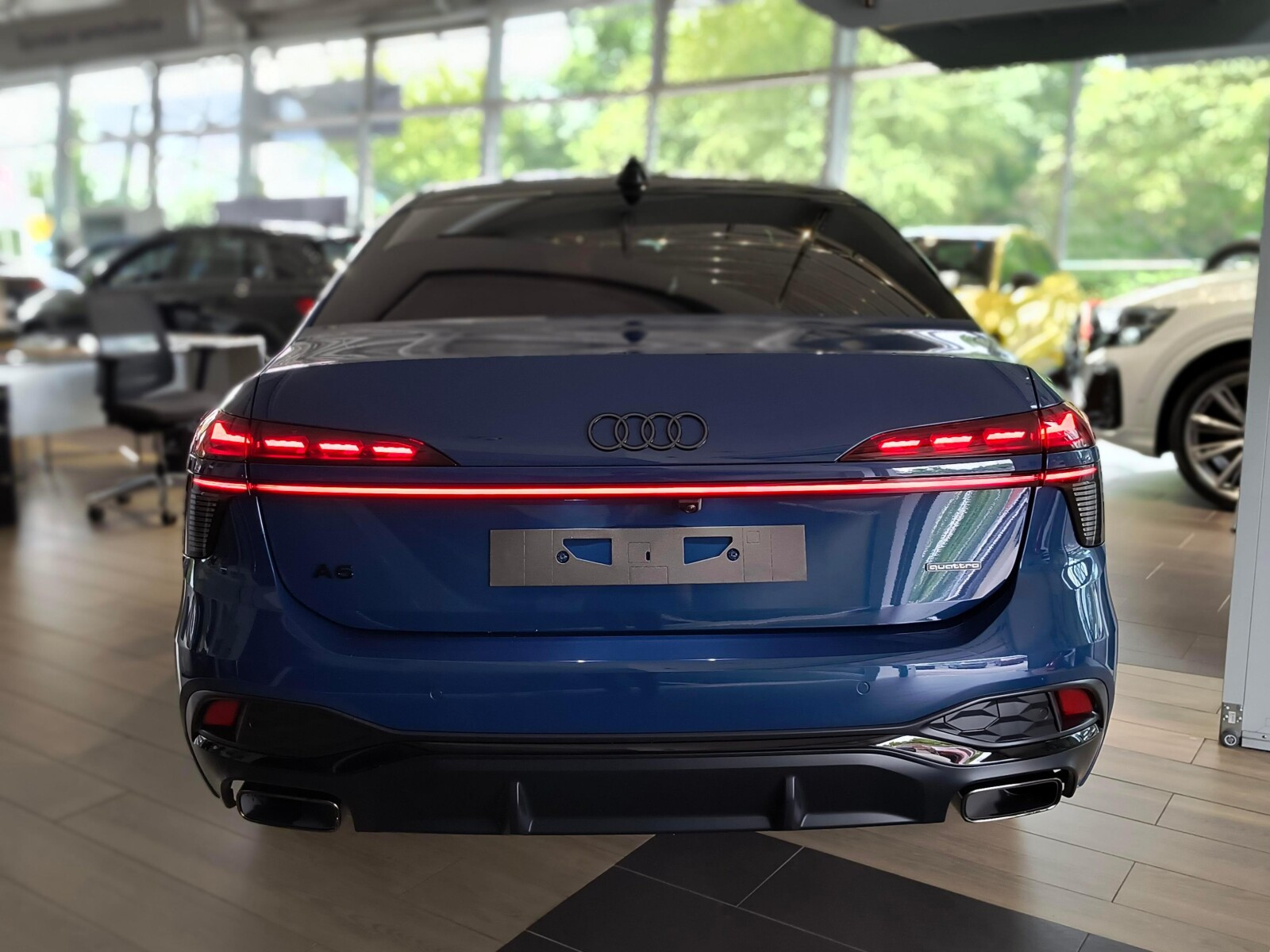 A6 TFSI mHEV 270 kW: Exclusive; Skrętna oś; Hak; Panorama; VAT 23%