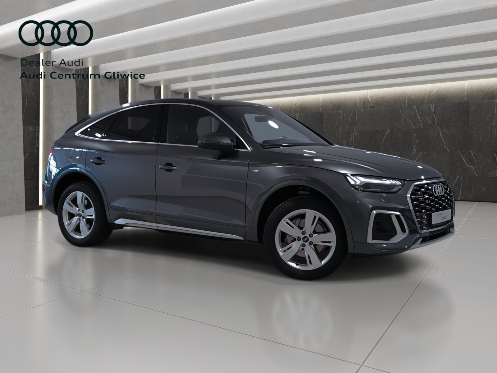 Audi Q5 Sportback Sline MatrixLED CarPlay Akt Tempomat Kamera Znaki Lane Assist