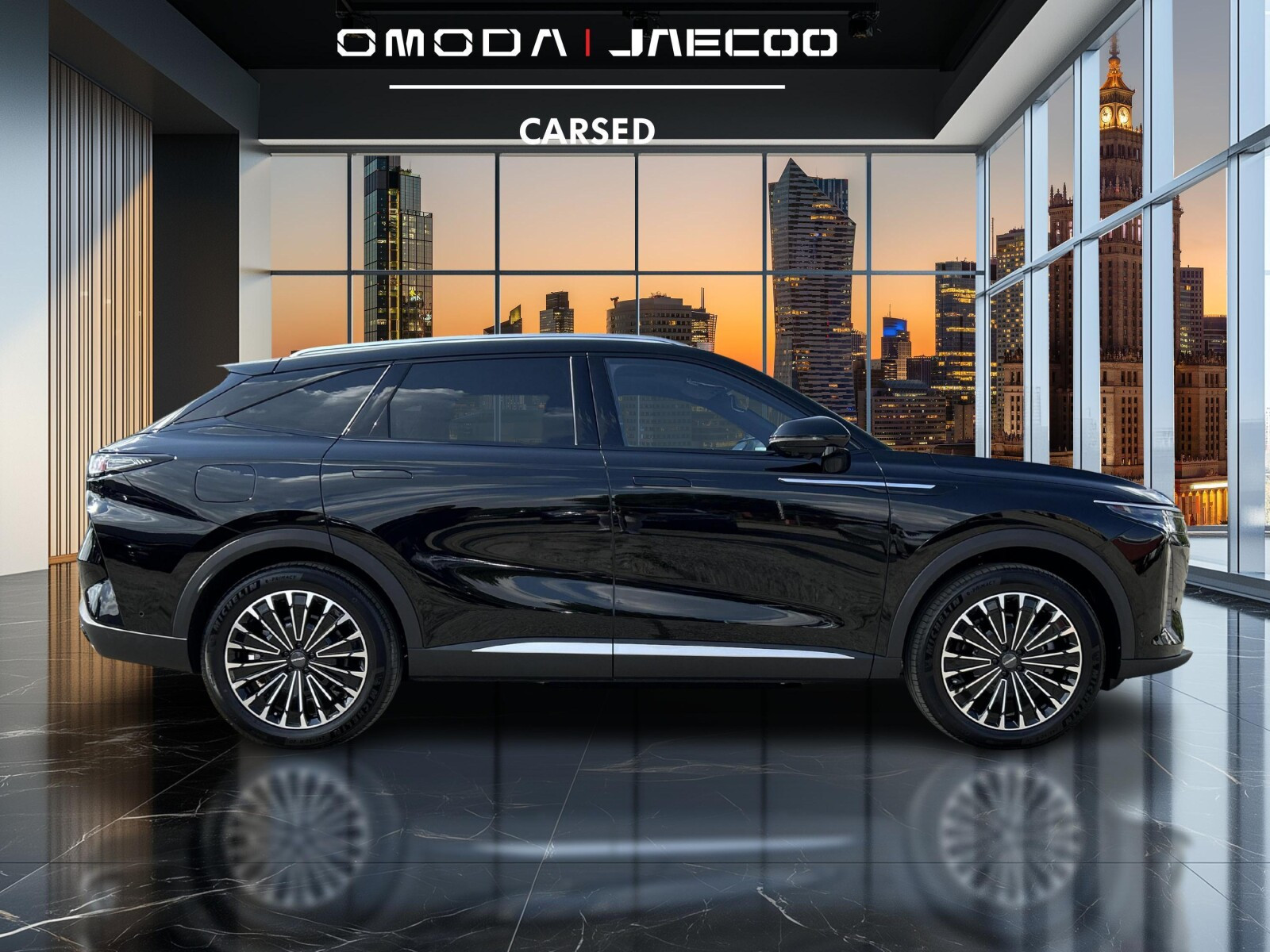 Omoda 9 PHEV Omoda 9 PHEV Kolor: Ink black | od ręki | Polisa 1 PLN