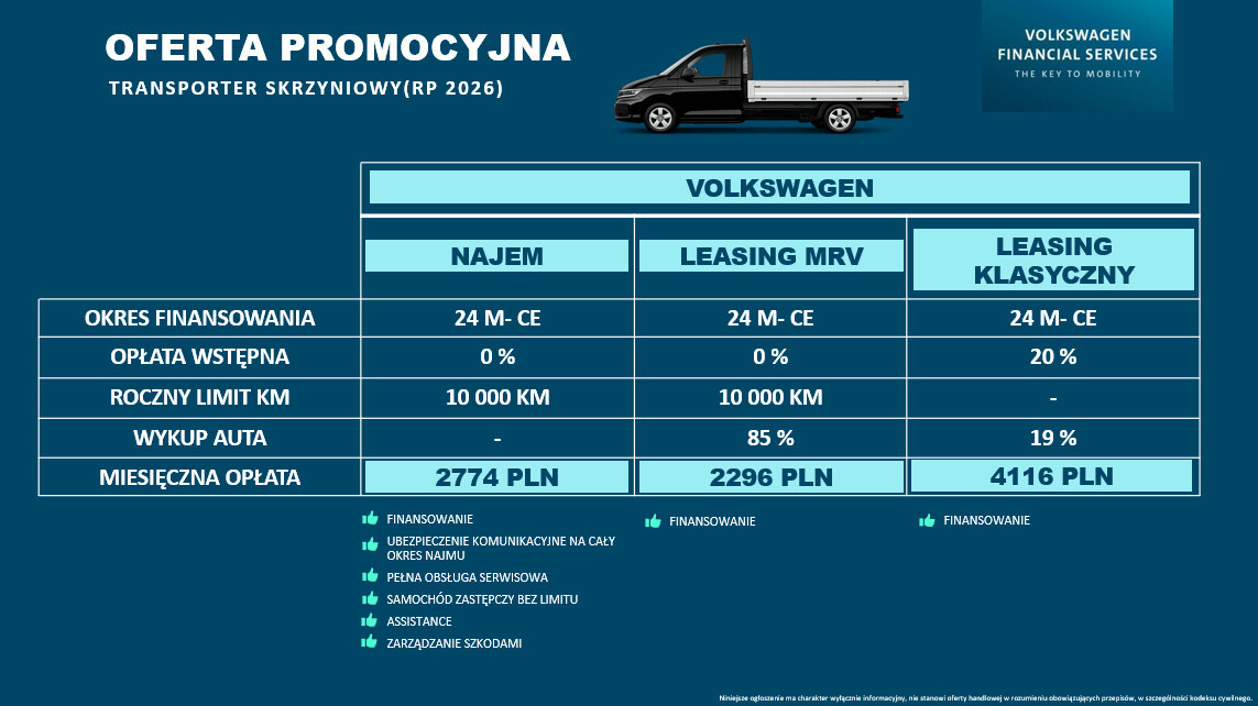 Skrzyniowy 2.0 TDI 150 KM Manual