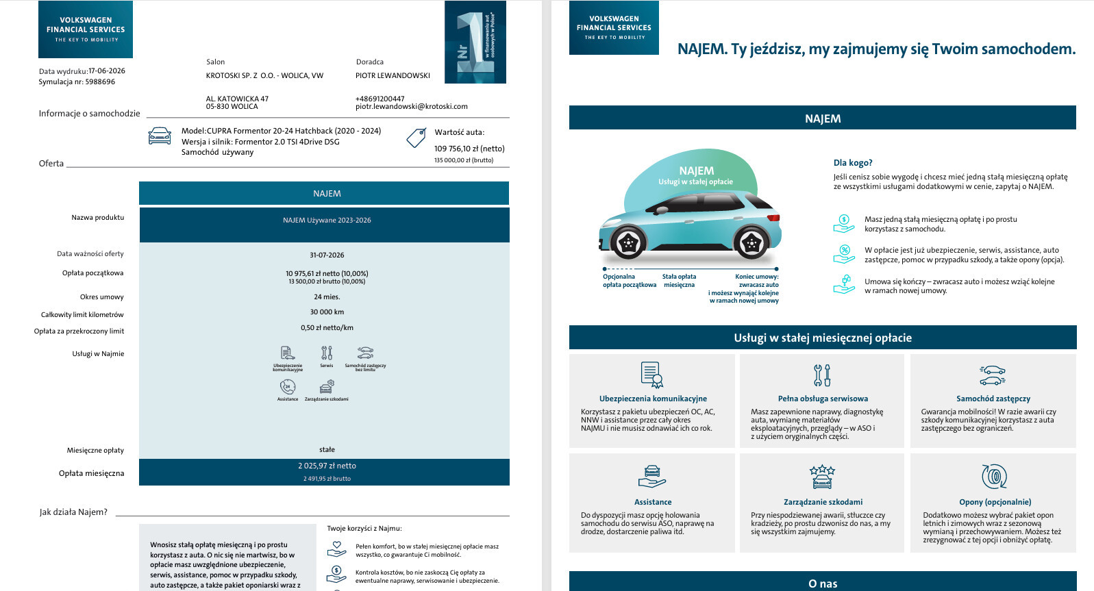 2.0TSI 190KM DSG 4DRIVE (Salon Polska, bezwypadkowy, serwis ASO, 1 wł)