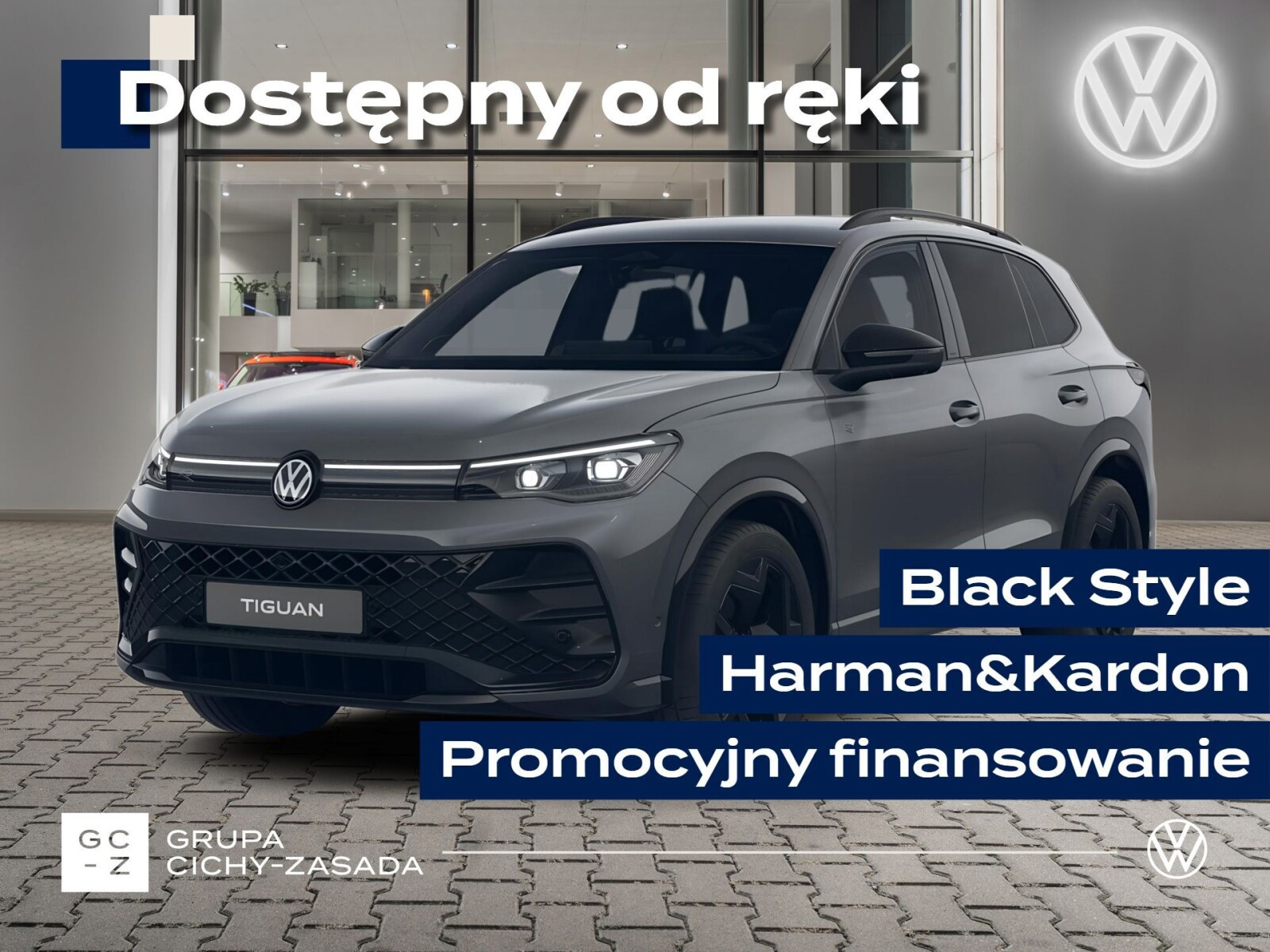 R-Line Plus 1,5 eTSI 150 KM DSG-7; Pakiet Black Style/Harman&Kardon