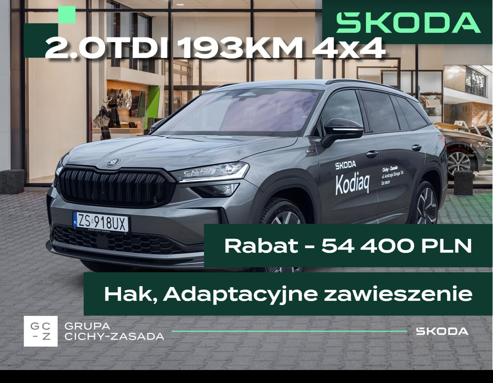 Hak, Nagłośnienie Canton, Kamera 360, Adaptacyjne zawieszenie