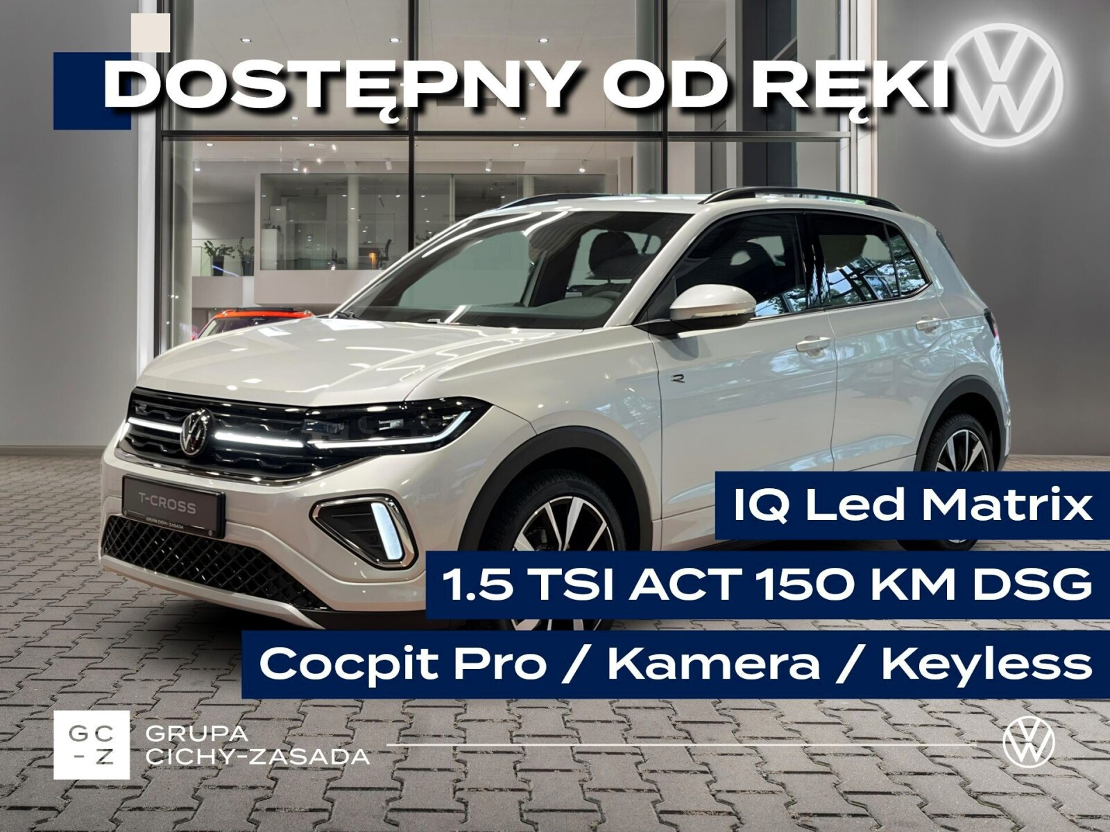 R-Line Plus 1.5 TSI 150 KM DSG 18'' IQ Led Matrix Kamera Keyless ACC