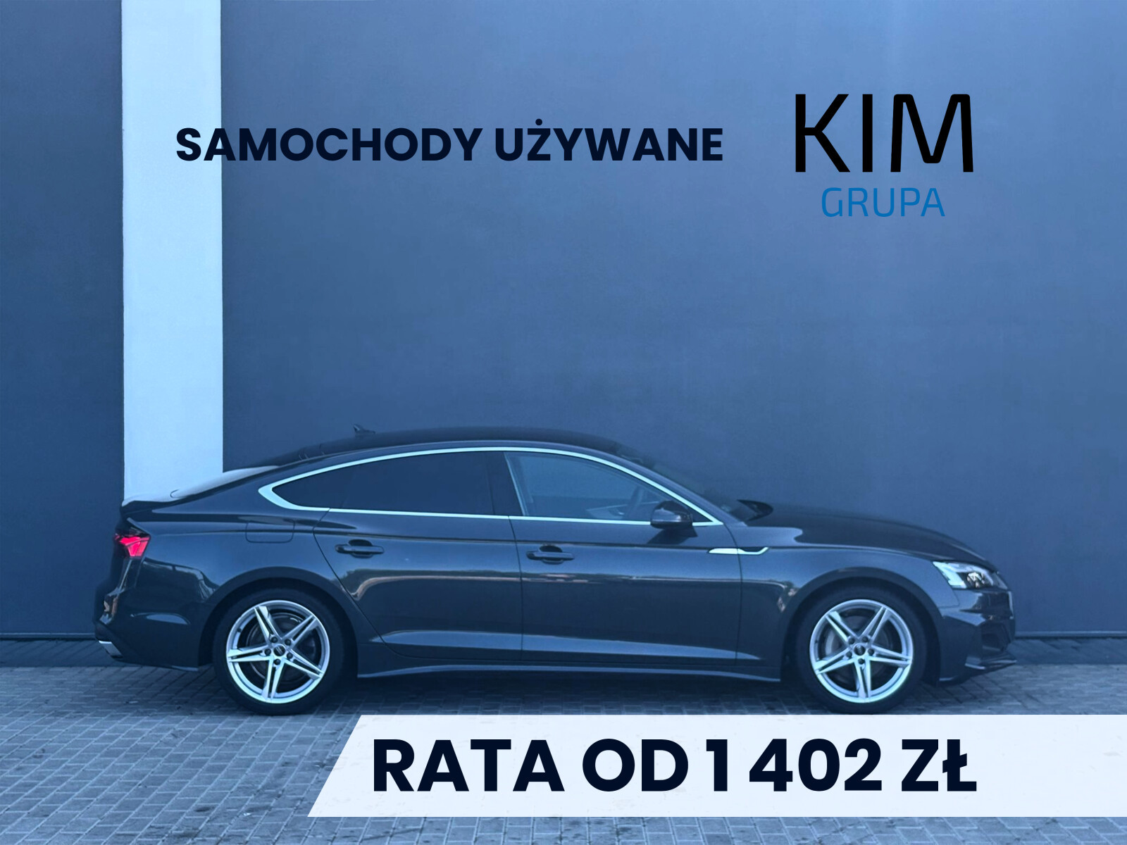 Audi A5 FV VAT Serwis ASO Bezwypadkowy Czujniki parkowania Gwarancja