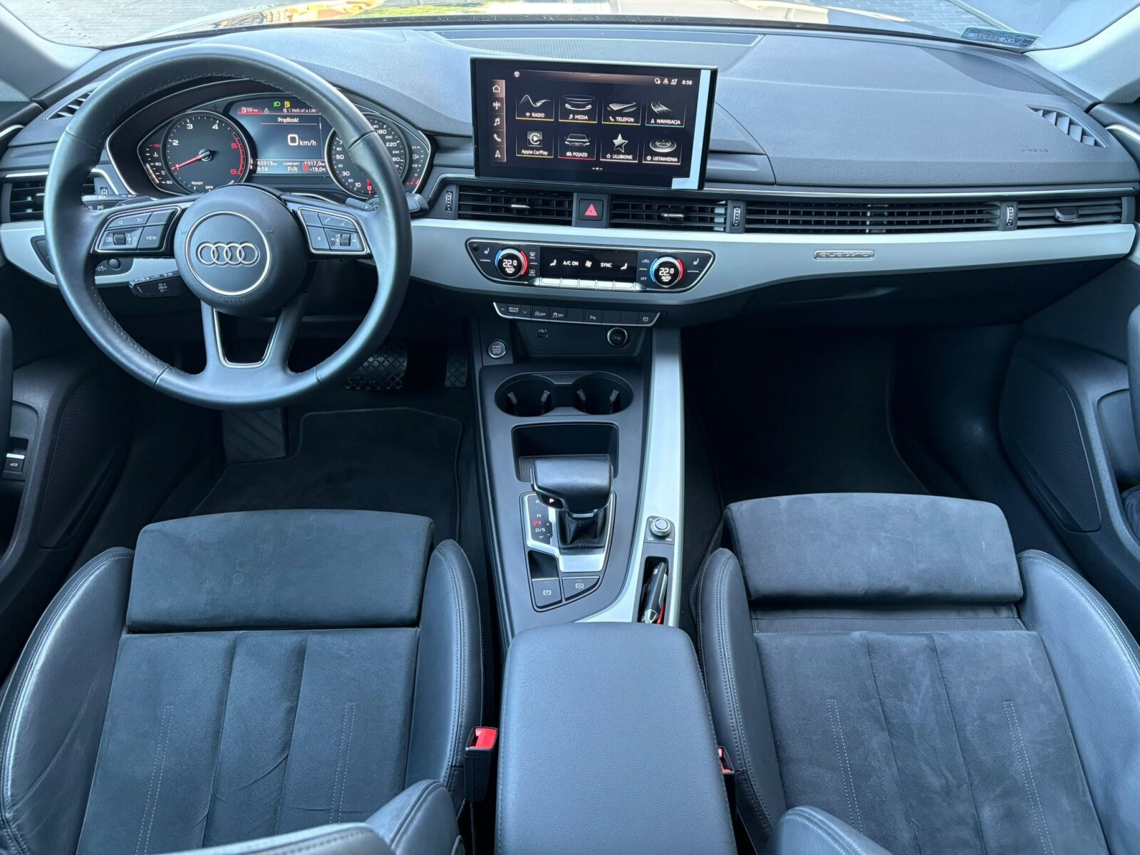 Audi A5 FV VAT Serwis ASO Bezwypadkowy Czujniki parkowania Gwarancja