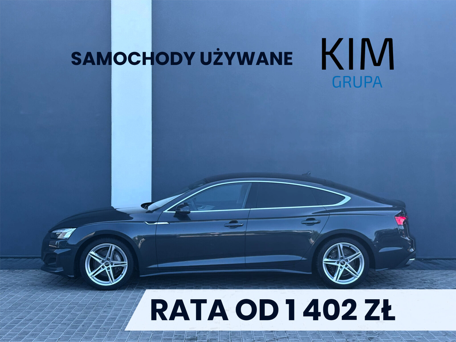 Audi A5 FV VAT Serwis ASO Bezwypadkowy Czujniki parkowania Gwarancja