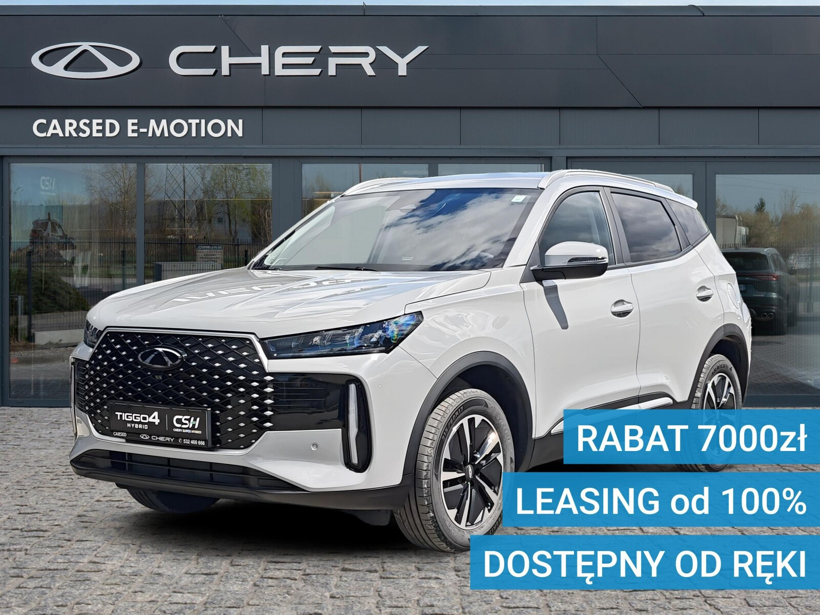 Chery Tiggo 4 HEV Prestige | Od ręki | GAP i OC/AC za 1 zł
