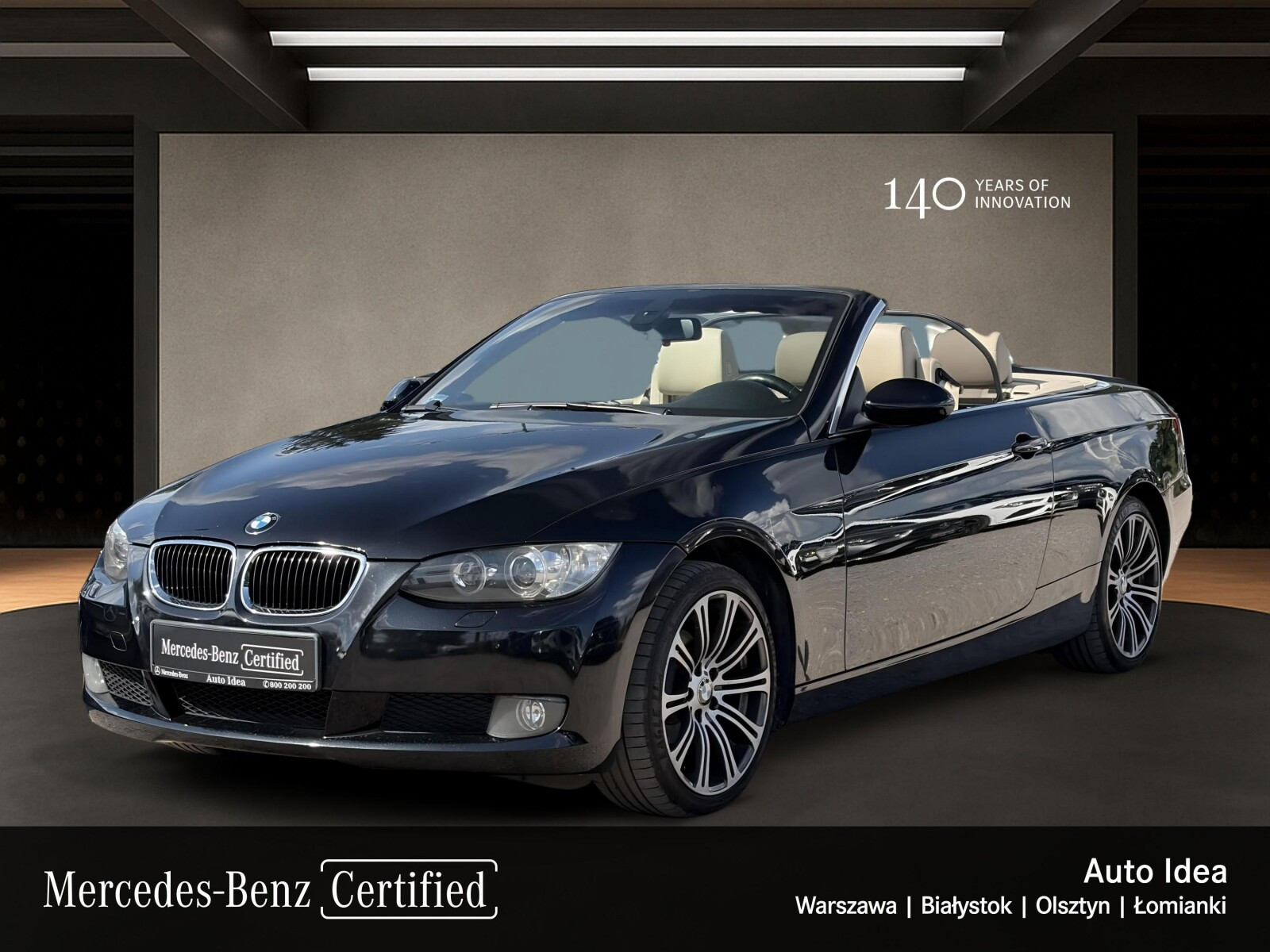E93 Cabrio | Salon Polska | Automat | Beżowe wnętrze