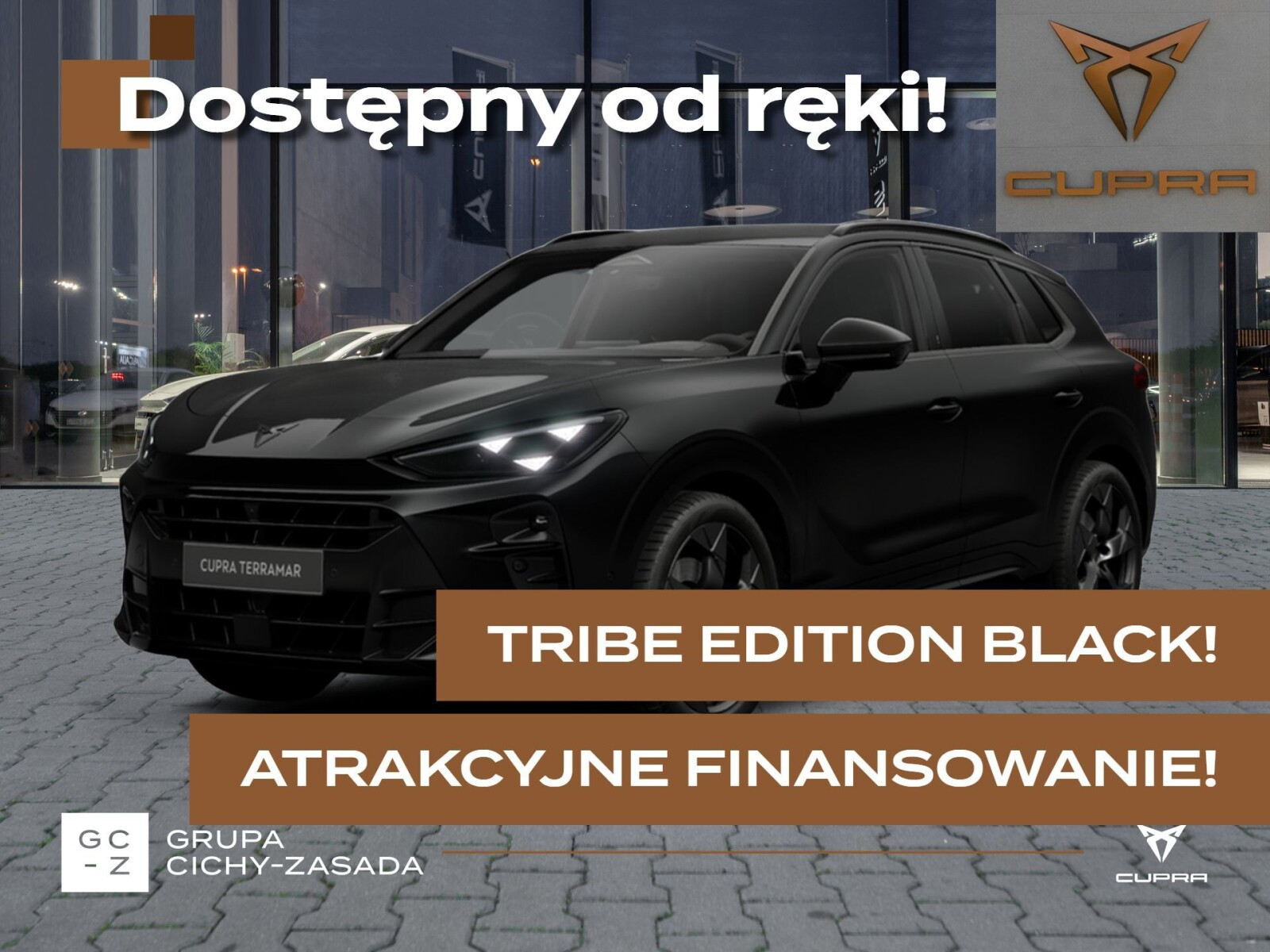 2.0 TSI 204 KM 7-biegowa automat - DSG 4Drive, TRIBE BLACK, od ręki!