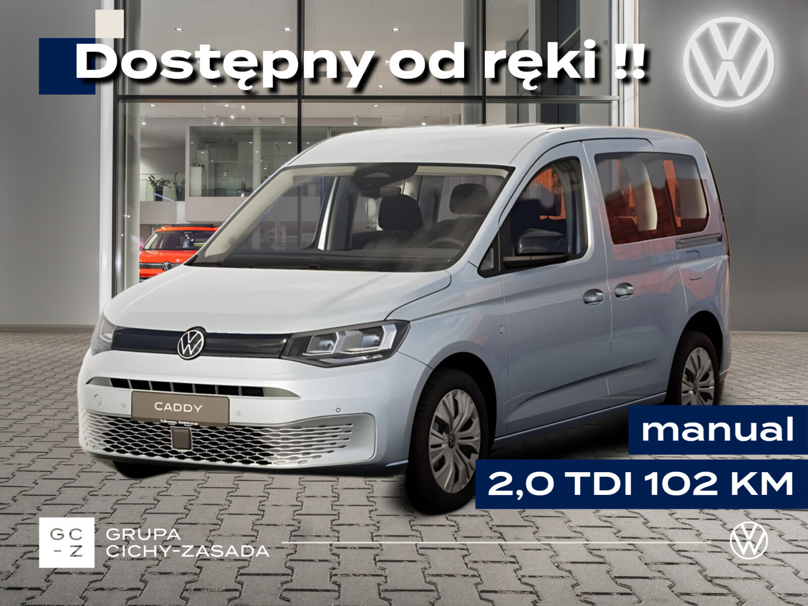 Dostępny od ręki !! VW Caddy 2.0 TDI /102KM