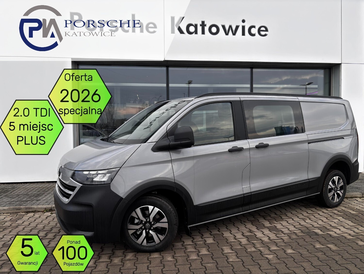 Furgon Plus PanAmericana 2.0 TDI 150 KM AUT L2 2026 Leasing 102,9%