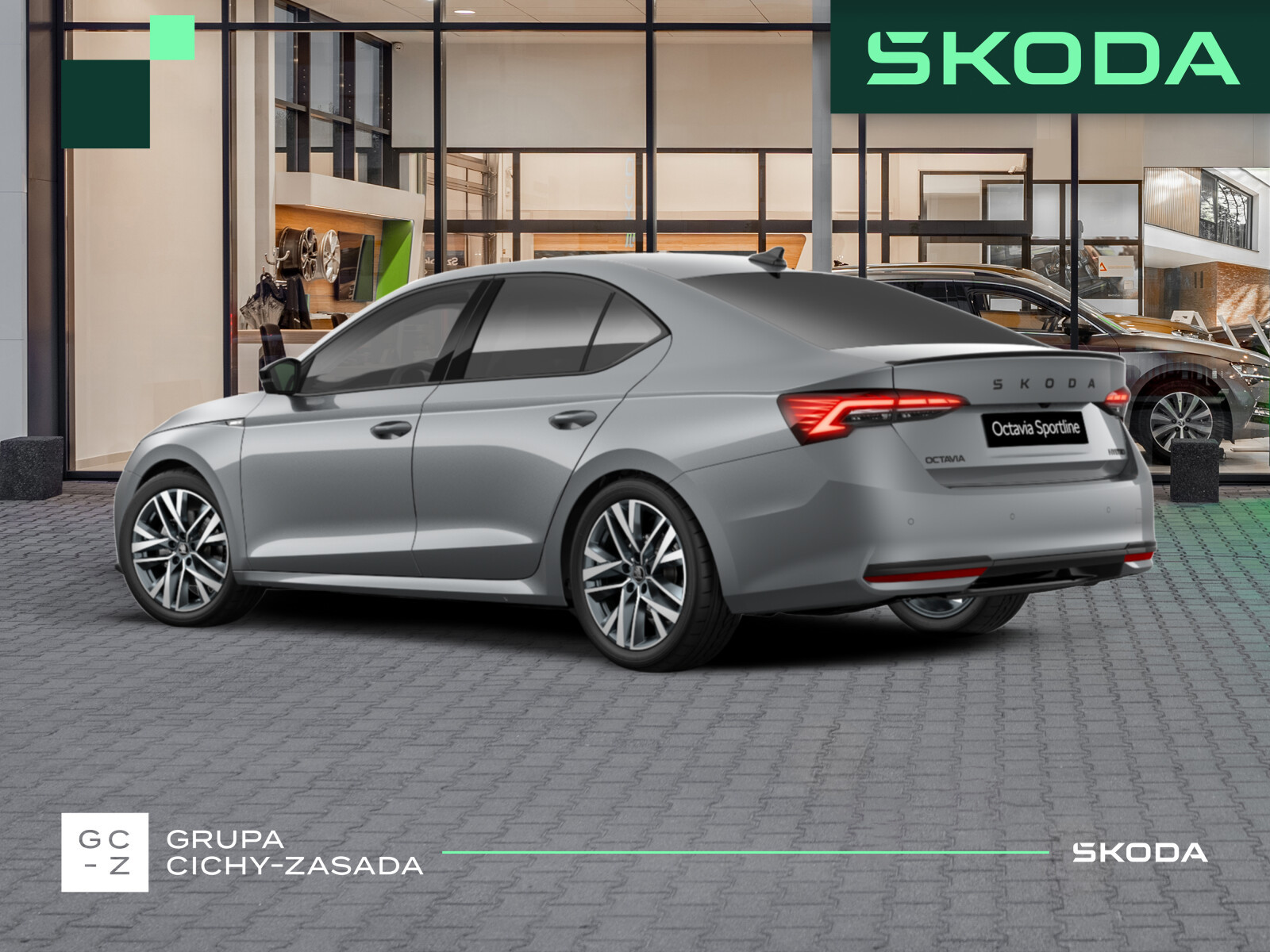 SPORTLINE 1.5 TSI mHev 150KM DSG Aktywny tempomat Podgrzewana szyba