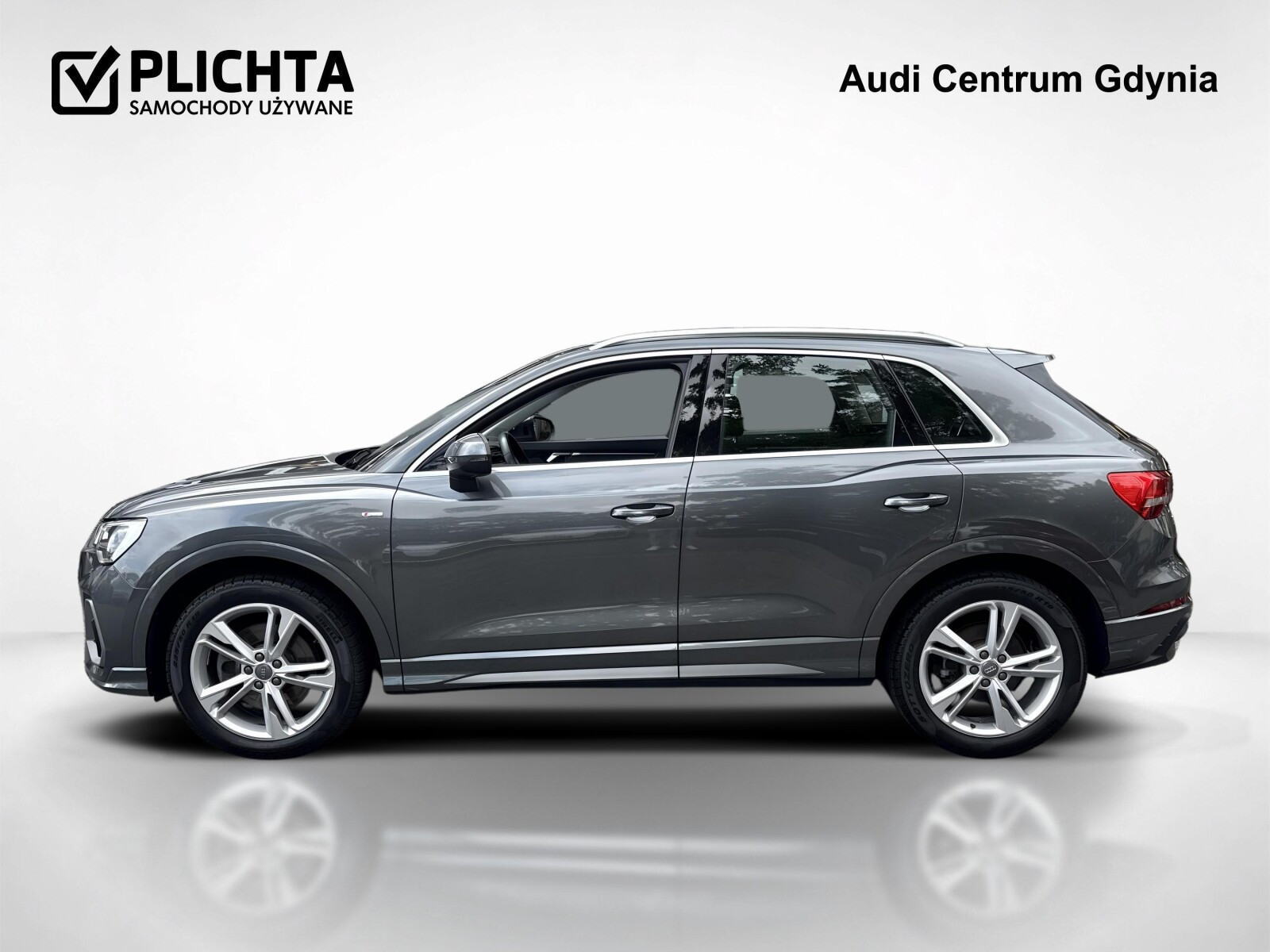 190 KM, Quattro, S-line, Virtual, Side assist, Daytona Grey