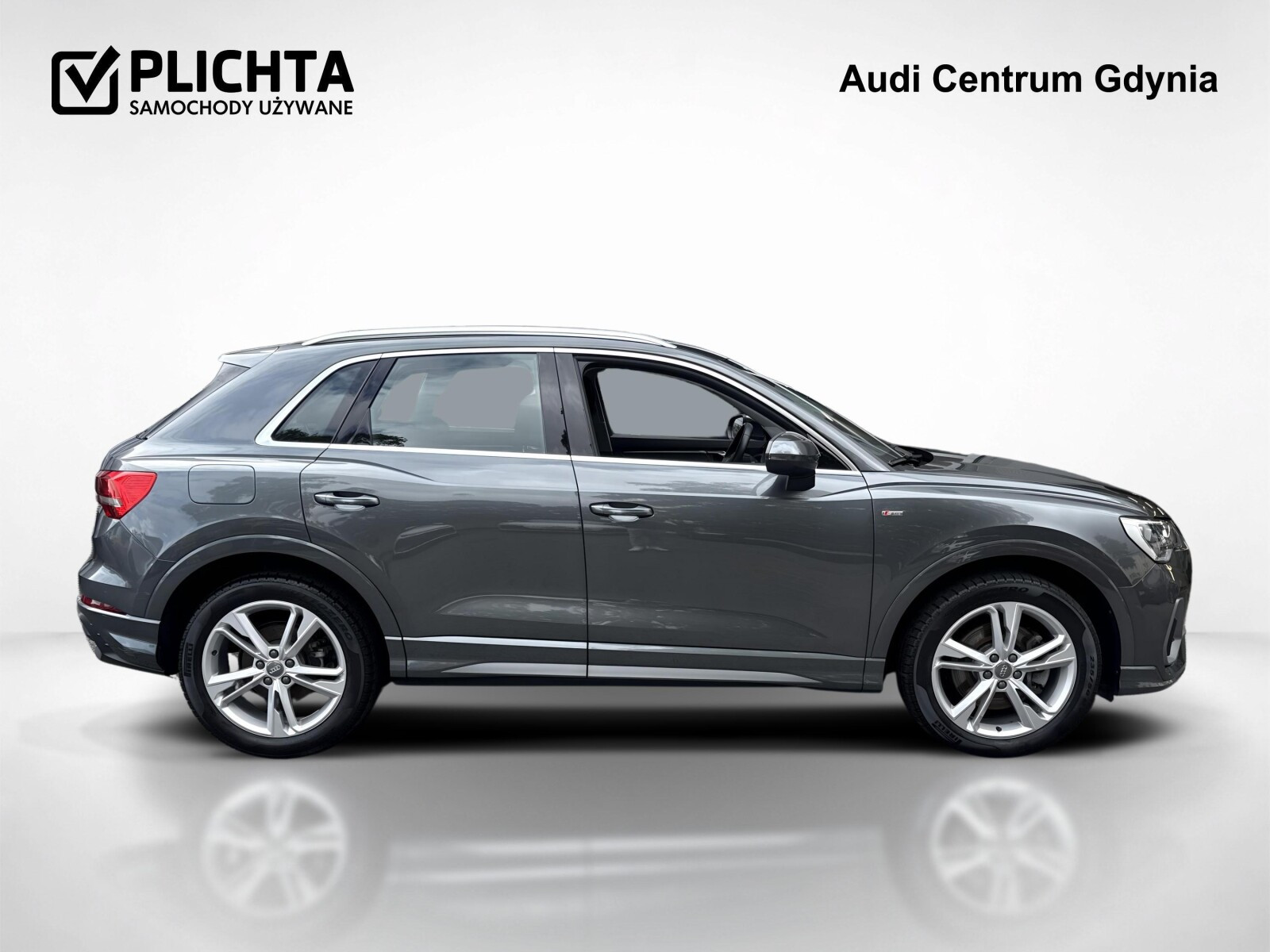 190 KM, Quattro, S-line, Virtual, Side assist, Daytona Grey
