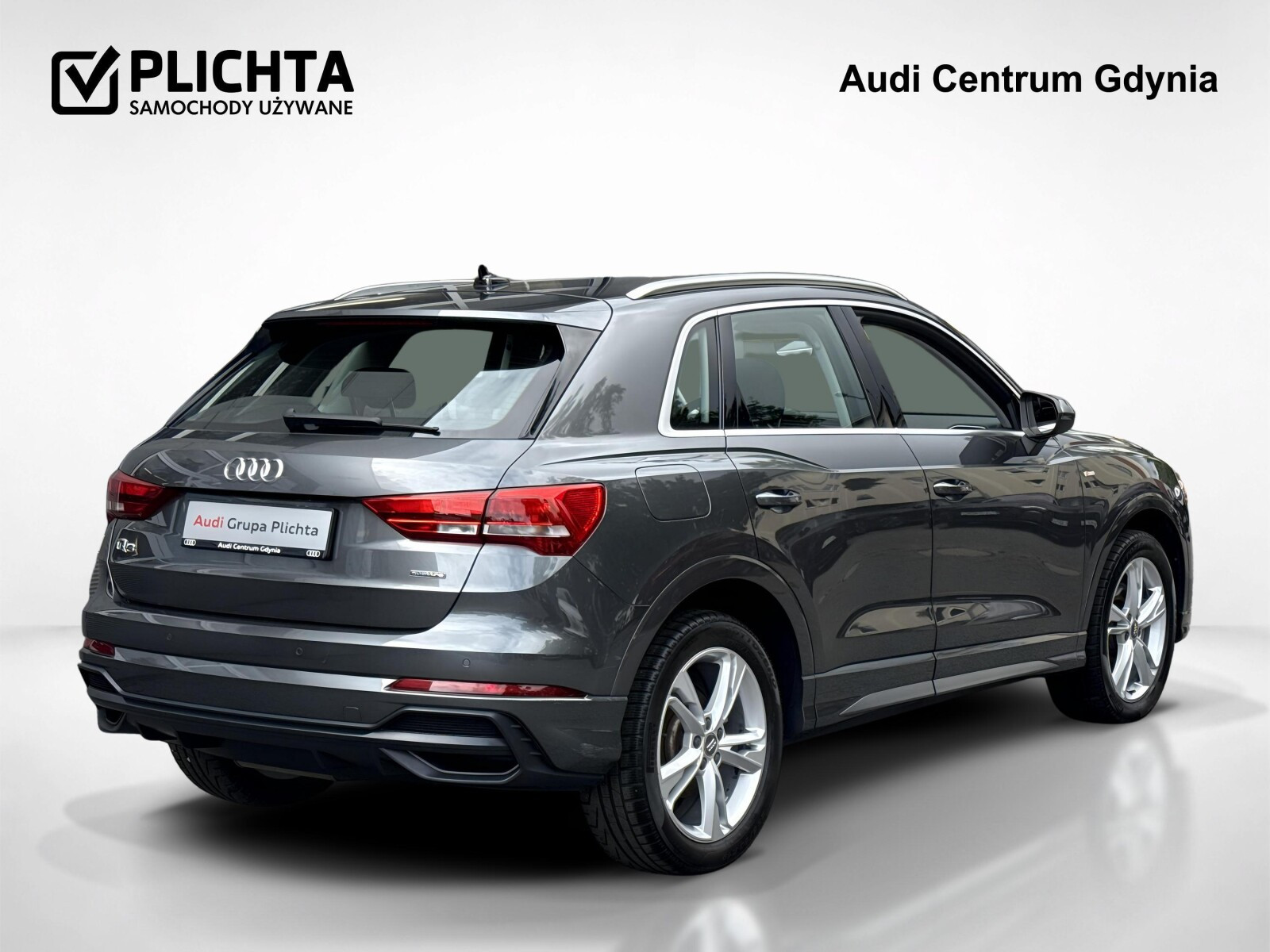 190 KM, Quattro, S-line, Virtual, Side assist, Daytona Grey