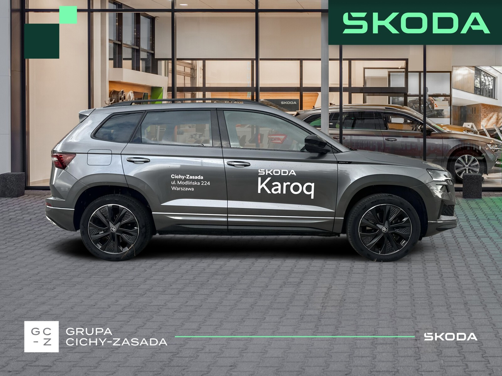 Skoda Karoq Sportline || 017 ||  Hak holowniczy, Full LED Matrix